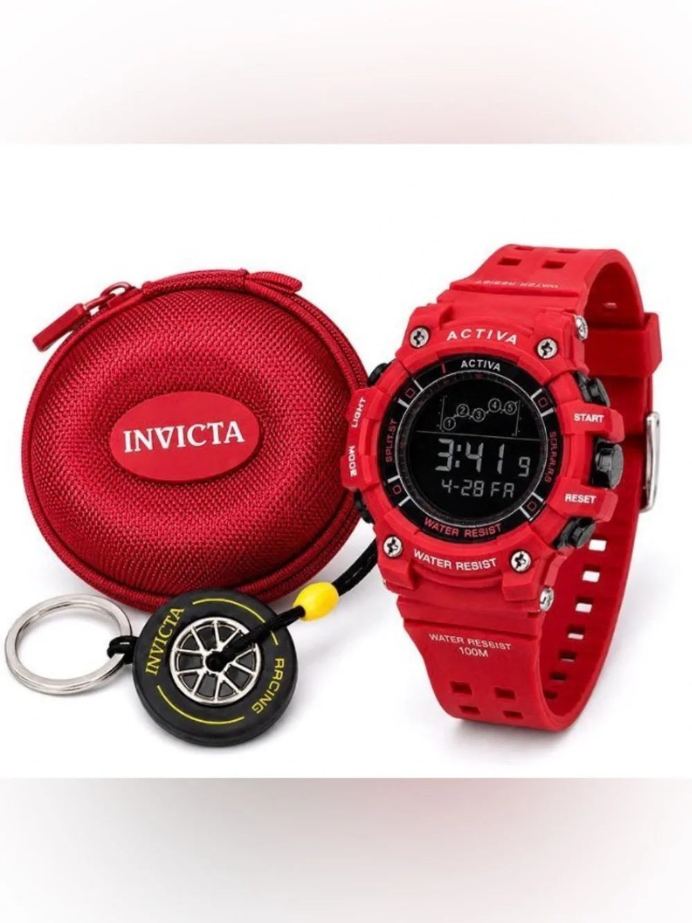 Invicta bold red